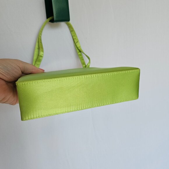 PRESTON & YORK Lime Green Butterfly Jeweled Purse, Prom / Evening / Cocktail - Picture 10 of 11